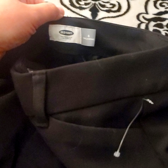 OLD NAVY Women's Size 6 Tall *NWT* Black Dress Slacks/Work Pants - Picture 2 of 7